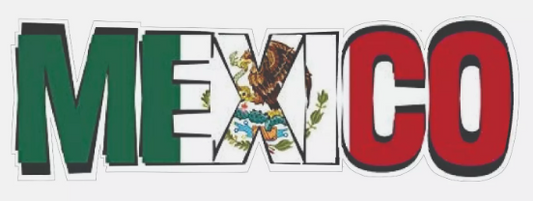 Mexico Sticker Decal Bumper Sticker