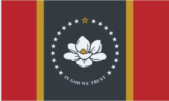 Mississippi State Flag Sticker, Decal, Bumper Sticker Vacation Sticker