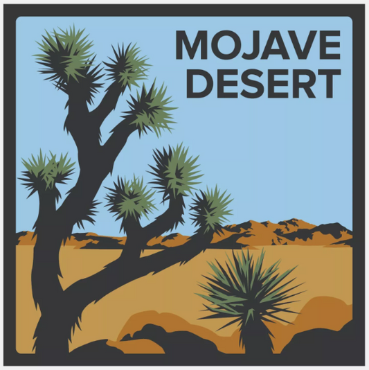 Mojave Desert Sticker California Park Decal