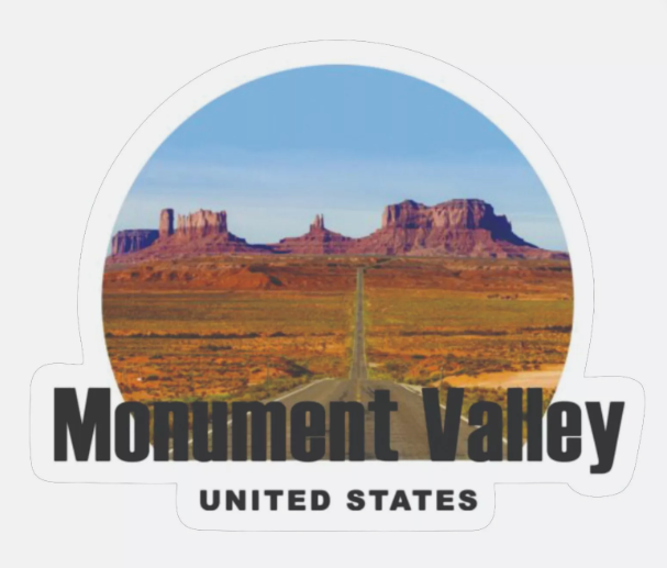 Monument Valley Utah Arizona Sticker Decal Bumper Sticker