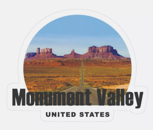 Monument Valley Utah Arizona Sticker Decal Bumper Sticker