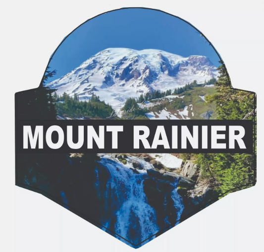 Mount Rainier National Park Sticker Washington National Park Decal