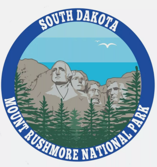 Mount Rushmore National Park Sticker South Dakota National Park Decal