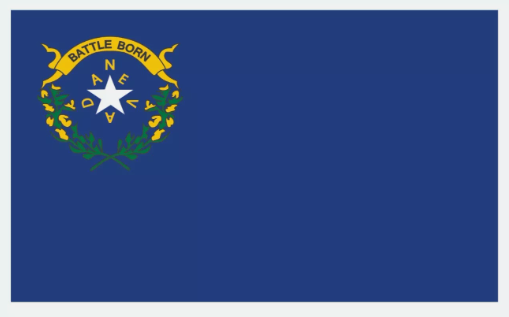 Nevada State Flag Sticker, Decal, Bumper Sticker Vacation Sticker