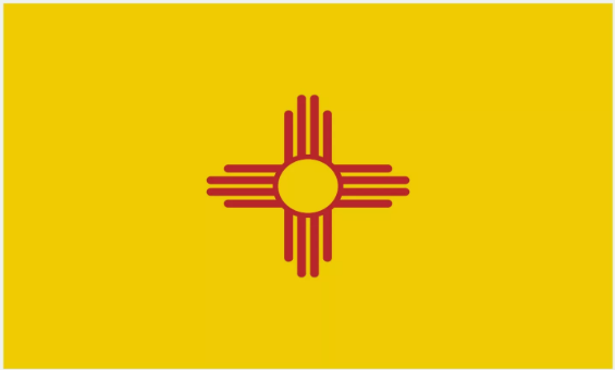 New Mexico State Flag Sticker, Decal, Bumper Sticker Vacation Sticker