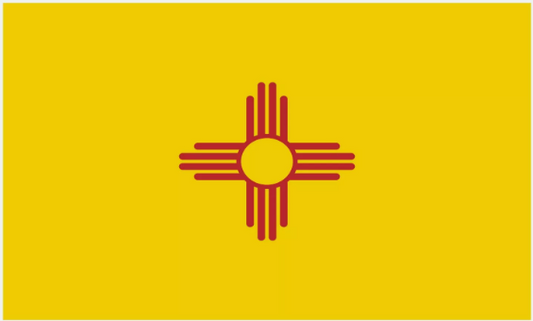 New Mexico State Flag Sticker, Decal, Bumper Sticker Vacation Sticker