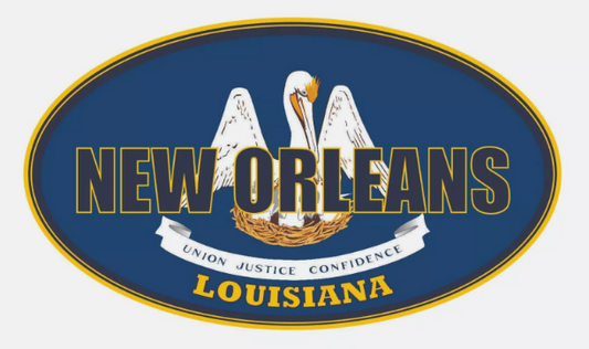 New Orleans Louisiana Sticker Decal