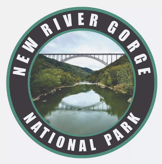 New River Gorge National Park West Virginia Sticker Decal Bumper Sticker