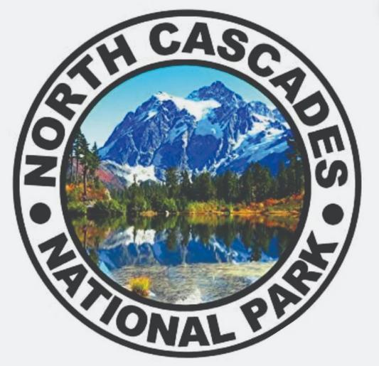North Cascades National Park Sticker Washington National Park Decal