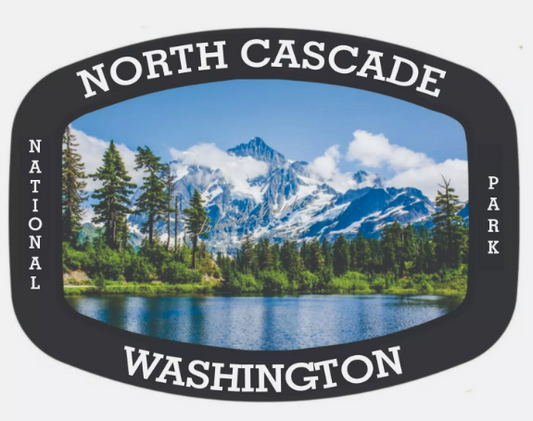 North Cascades National Park Sticker Washington National Park Decal
