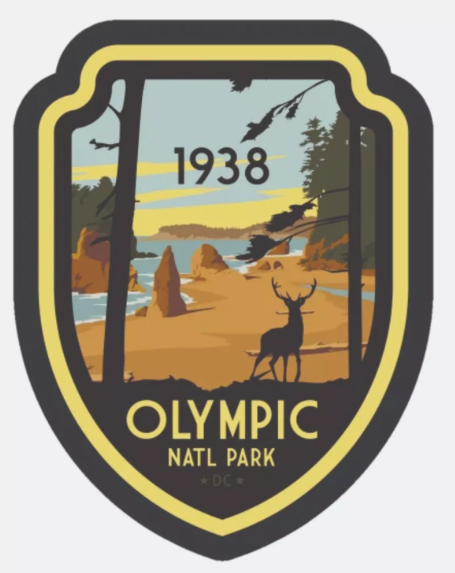 Olympic National Park Sticker Washington National Park Decal