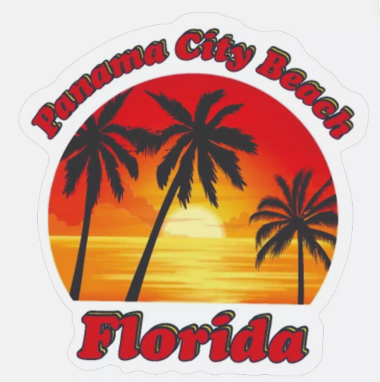 Panama City Beach Florida Sticker Decal