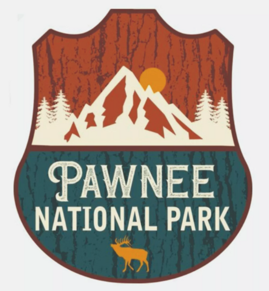 Pawnee National Park Sticker Colorado National Park Decal