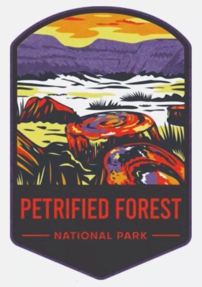 Petrified Forest National Park Sticker Arizona National Park Decal