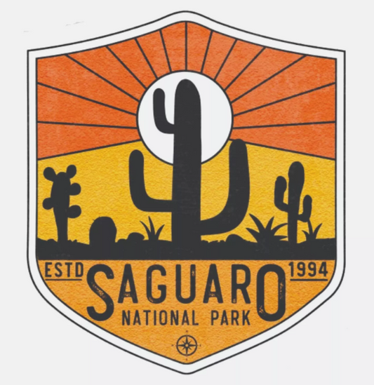 Saguaro National Park Sticker Arizona National Park Decal