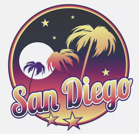 San Diego California Sticker Decal Bumper Sticker