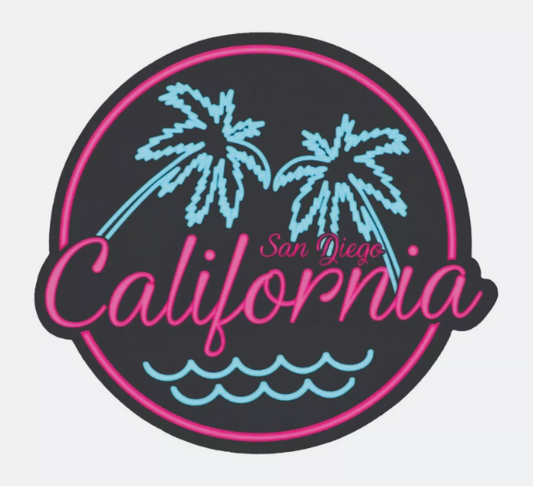 San Diego California Sticker Decal