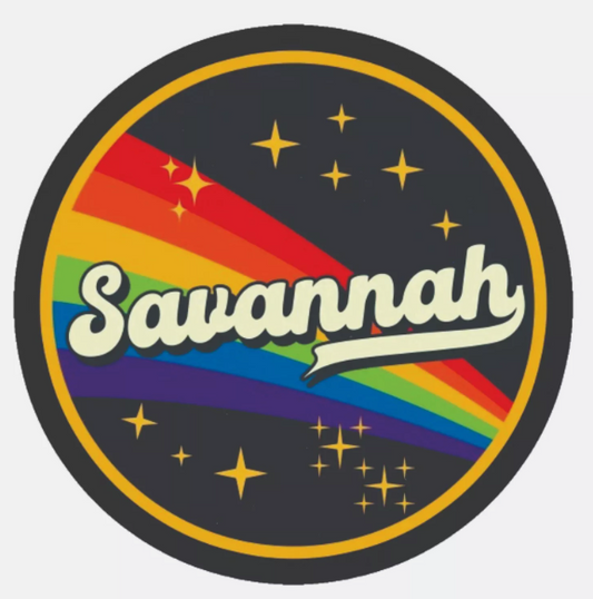 Savannah Georgia Sticker Decal Bumper Sticker