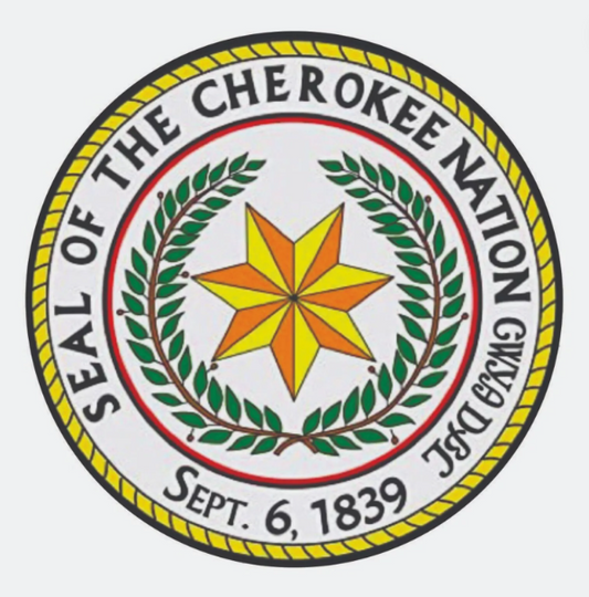Seal Of The Cherokee Nation Sticker Decal Bumper Sticker
