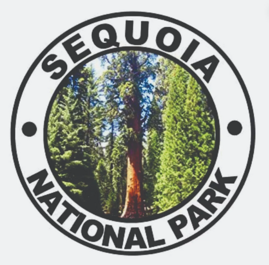 Sequoia National Park Sticker California National Park Decal