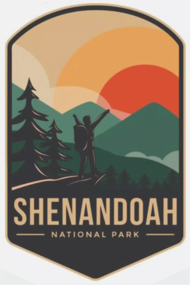 Shenandoah National Park Sticker Virginia National Park Decal