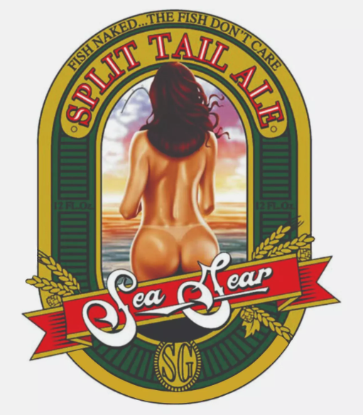 Split Tail Ale Sticker Decal Bumper Sticker