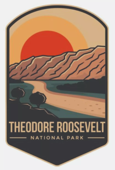 Theodore Roosevelt National Park Sticker North Dakota National Park Decal