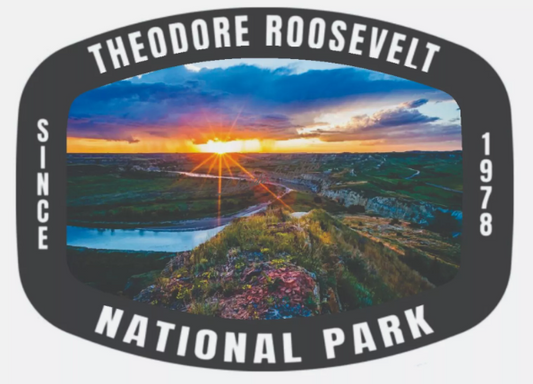 Theodore Roosevelt National Park Sticker North Dakota National Park Decal