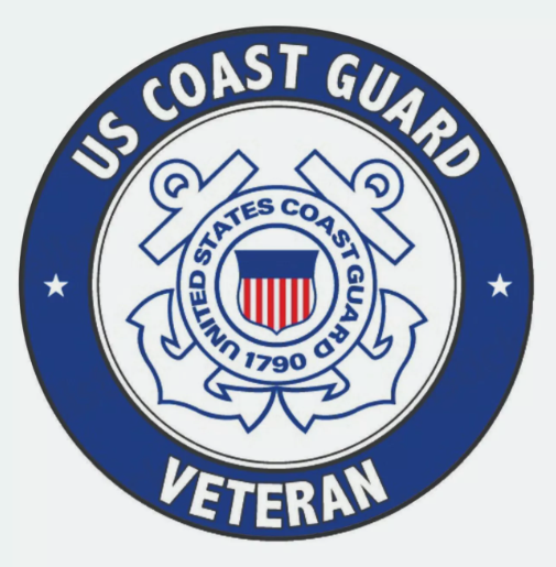 US Coast Guard Veteran Decal / Bumper Sticker