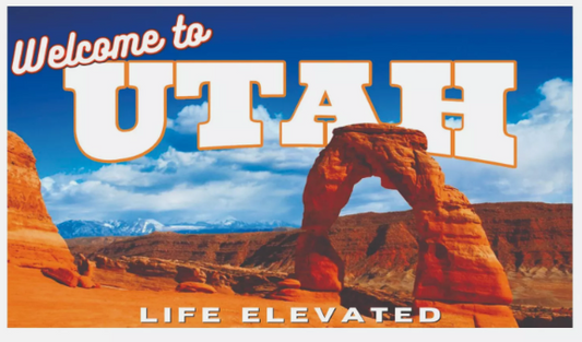Welcome to Utah Sticker Decal Bumper Sticker