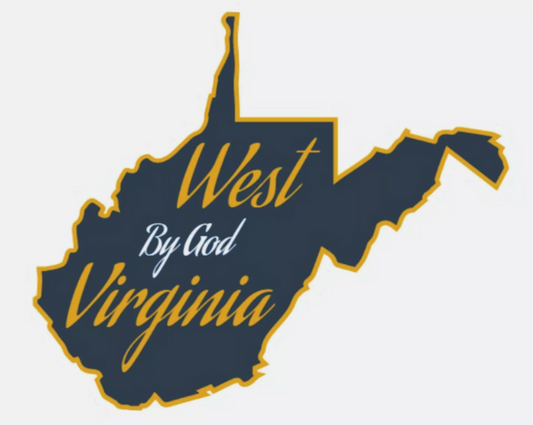 West By God Virginia Sticker Decal