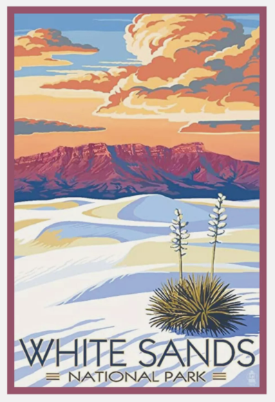 White Sands National Park Sticker North New Mexico National Park Decal