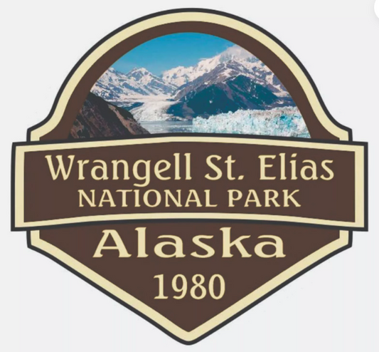 Wrangel St Elias National Park Sticker North Alaska National Park Decal