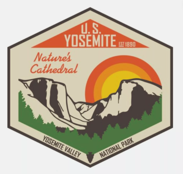 Yosemite National Park Sticker California National Park Decal