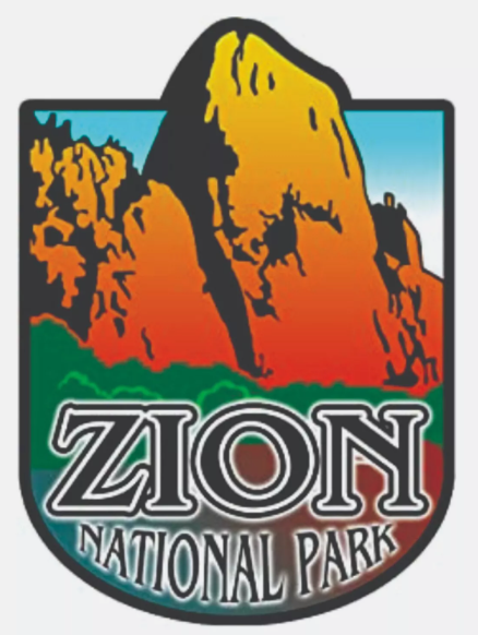 Zion National Park Sticker Utah National Park Decal