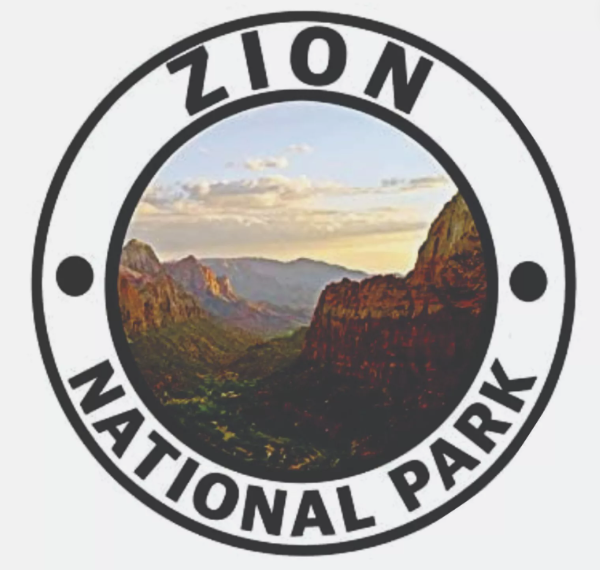 Zion National Park Sticker Utah National Park Decal