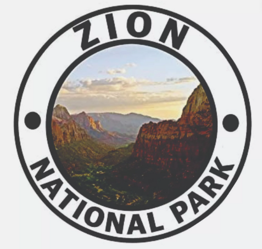 Zion National Park Sticker Utah National Park Decal